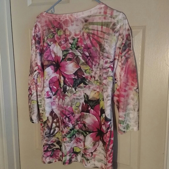 B.L.U.E. XL Womens Embellished Blouse - Picture 4 of 4